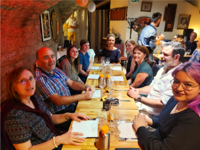 15 years ERDIL birthday event: Dinner at the restaurant (Photo table 3)