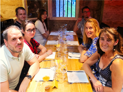 15 years ERDIL birthday event: Dinner at the restaurant (Photo table 4)