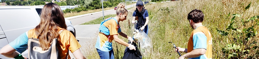 Collecte de déchets lors de l'après-midi TEMIS (Photo)