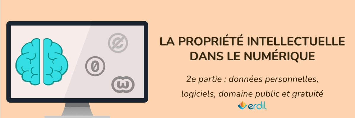 Propriété intellectuelle numérique partie 2 : données personnelles, logiciels, domaine public, gratuité (Illustration)
