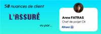 50 Nuances Client : l'Assuré vu par Anne Fatras (Allianz) - (Illustration)