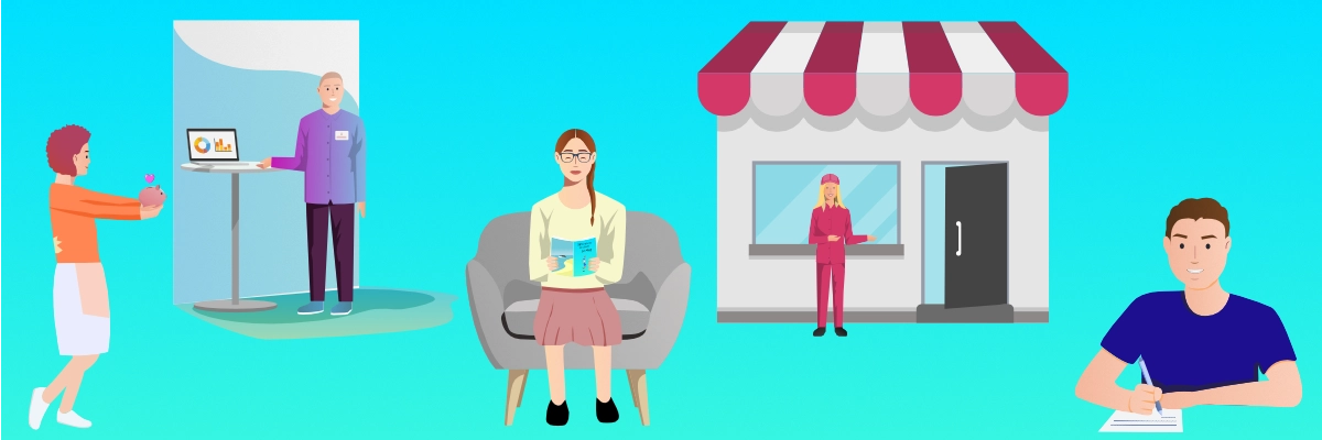 50 Nuances Client de 26 à 30 : lecteur, donateur, exposant, franchisé, souscripteur (Illustration)