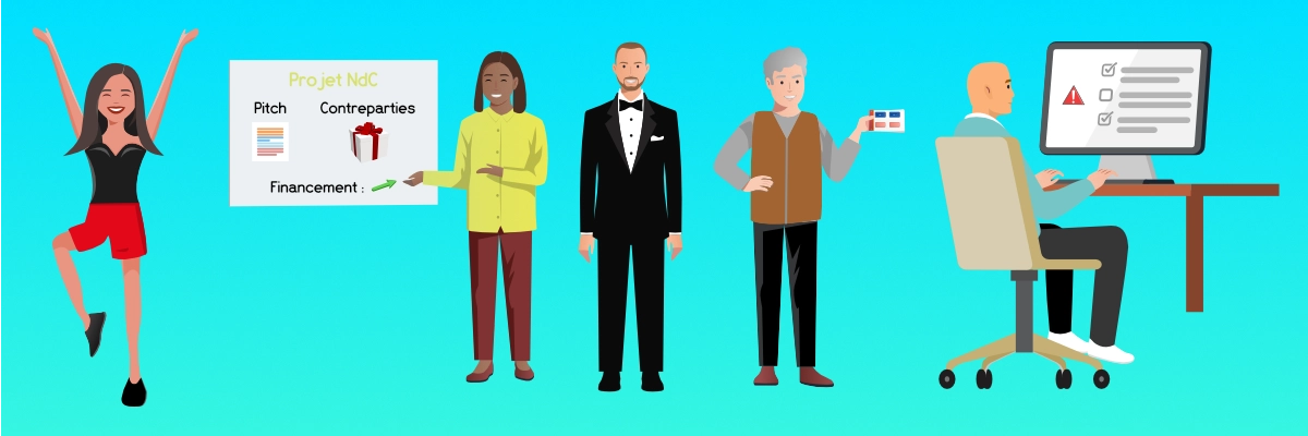 50 Nuances Client de 36 à 40 : festivalier, porteur de projet, invité, bénéficiaire, signalant (Illustration)